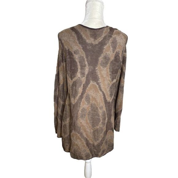 Peruvian Connection Cardigan Pima Cotton Light Knit Sweater Size XL - Picture 3 of 8